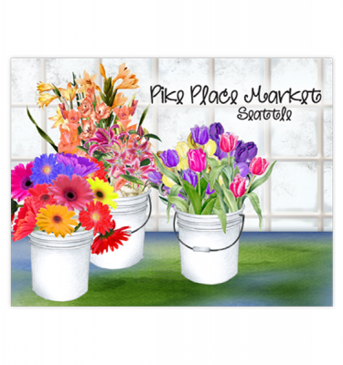 Pike Place Market Buckets